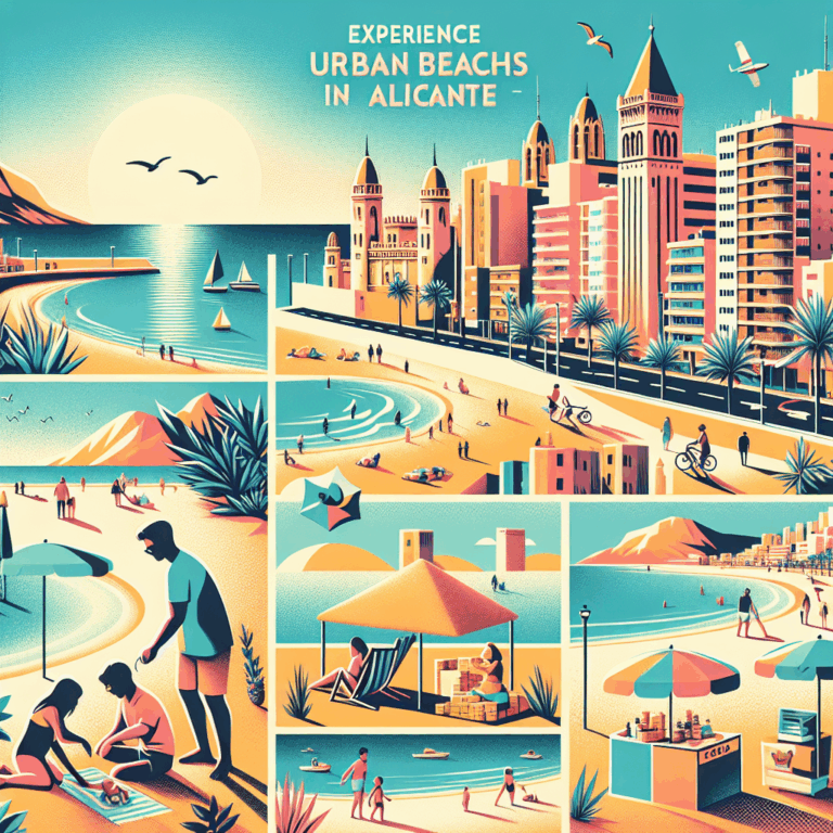 Disfruta de las playas urbanas de Alicante como el Postiguet.