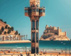 Viaje Turístico: Subir en Ascensor al Castillo desde la Playa de Alicante